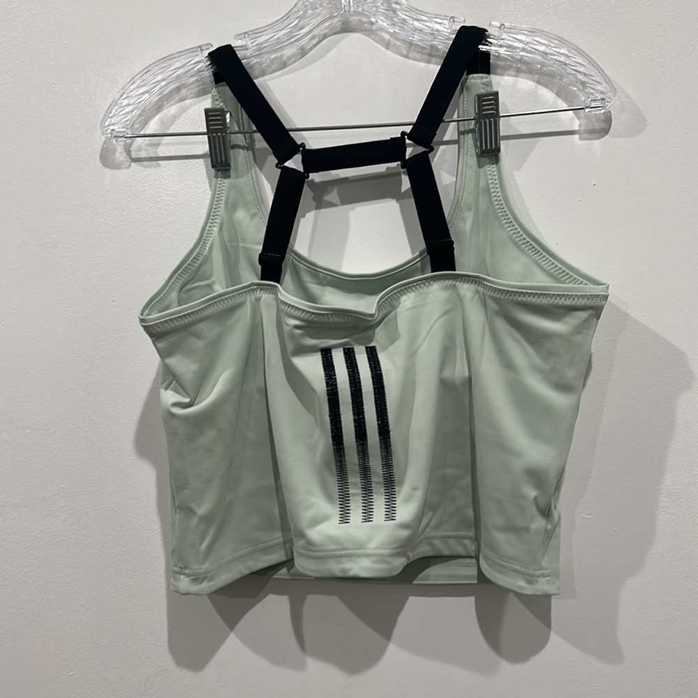 Adidas PARLEY RUN FOR THE OCEANS CROPPED TANK TOP Size L - Picture 10 of 15